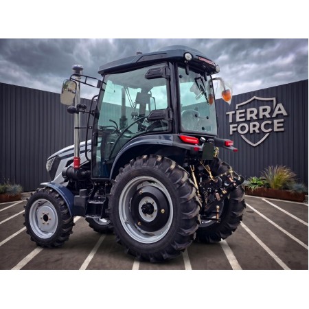 Трактор TERRA FORCE 5504XC із великою кабіною, 50 к.с, повний привід 4х4, Євронавіска, широкі шини, Андроїд планшет